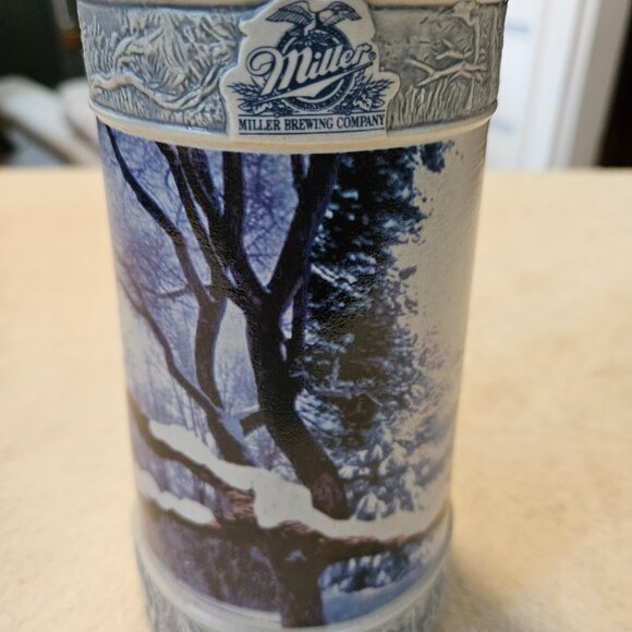 Miller Brewing Co - "Winter Watch" 2000 Holiday Stein - Limited Edition - Picture 2 of 10